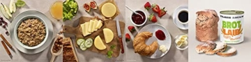 ration1 5 Tage Notvorrat Vegetarisch – vegetarische Hauptgerichte & Frühstück - ohne Kühlung 10 Jahre haltbar (MHD 08/2032) - Notfallnahrung lange haltbar - Lebensmittel Notration - 7