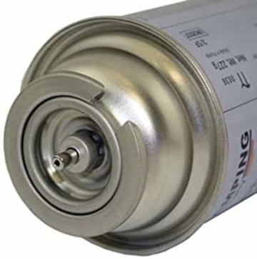 SENA Camping Gaskocher mit 4 Gaskartuschen Campingkocher 1-flammig max. Leistung 2,1 KW Farbe Blau oder Schwarz - 8