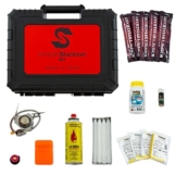 Simple Blackout Set - notfallausrüstung paket, stromausfall notfallset, Alles in einem robusten Koffer, notwendige Ausrüstung in Ihrem Haus, Camping, im Auto, Gaskocher mit Gaskartuschen, Survival kit - 1