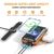 Solar Radio Powerbank 20000mAh Wireless FM Weather Radio Charger Portable Outdoor External Battery mit 5 Ausgängen Kompatibel mit Allen Smartphones, Tablets und USB-Geräten - 2