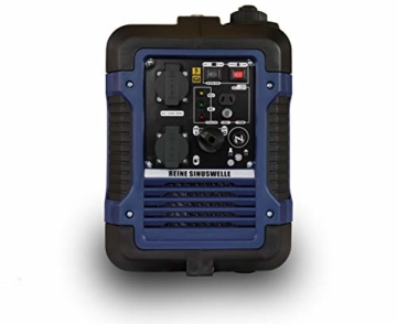 Stromerzeuger GNR.2050, Strom Generator, Benzin, 4l Tankvolumen, Stromaggregat, 4-Takt Motor, Inverter Stromaggregat, mit Tragegriff Notstromaggregat - 2