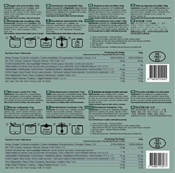 Tactical Foodpack - Ranger vegan/vegetarisch gefriergetrocknete Premium Mahlzeiten | Natürliche Zutaten, schnelle Zubereitung, Lange Haltbarkeit - 6