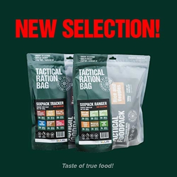 Tactical Foodpack - Ranger vegan/vegetarisch gefriergetrocknete Premium Mahlzeiten | Natürliche Zutaten, schnelle Zubereitung, Lange Haltbarkeit - 8