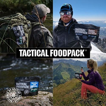 Tactical Foodpack - Tracker | gefriergetrocknete Premium Mahlzeiten - Instant Outdoor Nahrung für Camping, Trekking und Büro | Natürliche Zutaten, schnelle Zubereitung, Lange Haltbarkeit - 2