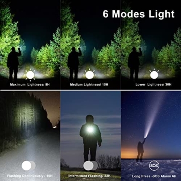 Taschenlampe Kurbel Campinglampe, DAB/DAB+/UKW Kurbelradio, Notfallradio mit 3000mAh Wiederaufladbare Powerbank,USB-Handy-Lader,SOS Alarm,Solar Radio für Camping Ourdoor - 4