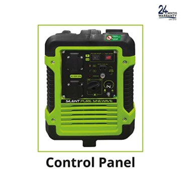 Tecnoware Invertergesteuerter, schallgedämpfter Generator zu 2200 VA, einphasig 230 Vac, 50 Hz, Benzinmotor mit hängenden Ventilen (OHV) (Fassungsvermögen des Tanks 4 Liter), manuelle Einschaltung - 4