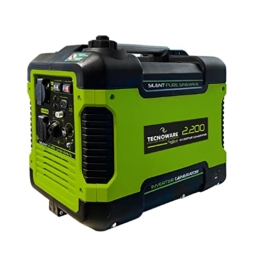 Tecnoware Invertergesteuerter, schallgedämpfter Generator zu 2200 VA, einphasig 230 Vac, 50 Hz, Benzinmotor mit hängenden Ventilen (OHV) (Fassungsvermögen des Tanks 4 Liter), manuelle Einschaltung - 1