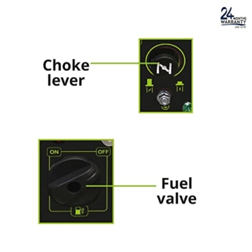 Tecnoware Invertergesteuerter, schallgedämpfter Generator zu 2200 VA, einphasig 230 Vac, 50 Hz, Benzinmotor mit hängenden Ventilen (OHV) (Fassungsvermögen des Tanks 4 Liter), manuelle Einschaltung - 6