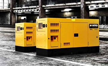 VITO 3kVA 2.5kw Dauerleistung 2700 Watt max. Benzin Stromerzeuger 6.5PS, 16A, 2x230V, Lpa 69dB, 15l Tank, Camping Generator, AVR, Ölsensor, Laufzeit bis zu 13h Notstromaggregat (2.5kW 230V) - 5
