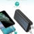 xiyihoo Powerbank Solar 30000mAh, Solar Ladegerät, Dual USB-Ausgang und USB-C-Eingang Externer Akku für Aktivitäten im Freien, Kompatibel mit iPhone, Samsung, iPad, und Andere Smartphones - 2