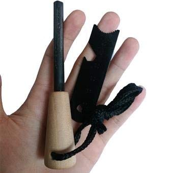 Ember Rock Feuerstahl Survival Outdoor Ausrüstung – Feuerstarter, Feuerstab & Feuerschläger mit Magnesiumstab in Premiumqualität – Feuereisen mit Feuerstein für Jede Überlebensausrüstung - 4