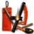 KERA® Feuerstahl Set | XXL Feuerstarter + Tragetasche + Blasrohr + Kienspan | Extrem Starker Funkenflug | Feuerstein für Outdoor, Survival, Bushcraft | Geschenk - 1