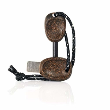 Light My Fire Feuerstahl Scout - Feuerstahl Outdoor mit 3.000 Zündungen - ⌀6,3mm Ferro Rod - Feuerstein Survival Set aus Schweden - Camping Feuerstein Outdoor - Magnesium Feuerstarter Set - 9