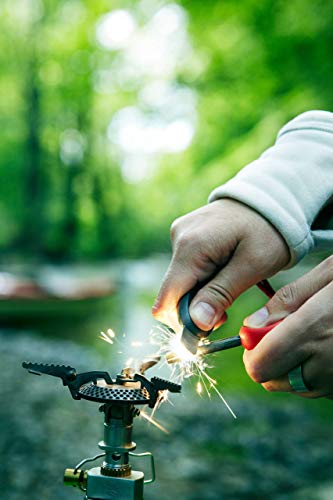 Light My Fire Feuerstahl XXL Army - Feuerstahl Outdoor mit 12.000 Zündungen - ⌀1cm Ferro Rod - Feuerstein Survival Set aus Schweden - Camping Feuerstein Outdoor - Magnesium Feuerstarter Set - 4