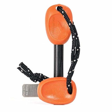 Light My Fire Feuerstahl XXL Army - Feuerstahl Outdoor mit 12.000 Zündungen - ⌀1cm Ferro Rod - Feuerstein Survival Set aus Schweden - Camping Feuerstein Outdoor - Magnesium Feuerstarter Set - 1