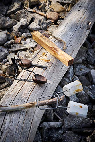 Light My Fire Feuerstahl XXL Army - Feuerstahl Outdoor mit 12.000 Zündungen - ⌀1cm Ferro Rod - Feuerstein Survival Set aus Schweden - Camping Feuerstein Outdoor - Magnesium Feuerstarter Set - 5