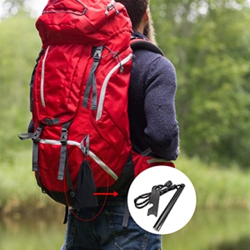 Newaner Feuerstahl XXL Feuerstarter aus Flintstahl, Magnesium feuerstarter mit Paracord, Stahlschabermit Skalamit Flaschenöffner, Feuerstarter für Camping, Outdoor und Survival(1 Pack) - 5