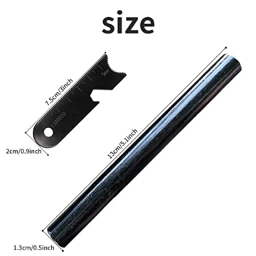 Newaner Feuerstahl XXL Feuerstarter aus Flintstahl, Magnesium feuerstarter mit Paracord, Stahlschabermit Skalamit Flaschenöffner, Feuerstarter für Camping, Outdoor und Survival(1 Pack) - 6