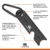 WOLFGANGS Feuerstahl Outdoor XXL - Feuerstein Survival mit extra starkem Paracord - Outdoor Feuerstarter Survival - Outdoor Firestarter extrem langlebig - Starker Funkenflug Feuer bei jedem Wetter - 3