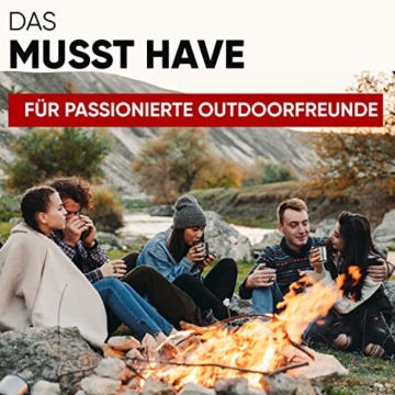 AVENTURIS® Multitool Werkzeug Edelstahl, Survival outdoor Messer perfektes Camping Zubehör, Tolles 21 in1 Multifunktionsmesser mit u.a. Zange, Säge und Schraubendreher zum Reparieren oder auf der Jagd - 7