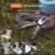 BIBURY 18 in 1 Taschenwerkzeug, Titan-Griff Design Multi-Tool, Faltbares Multitool Edelstahl, Multifunktionale Zange mit Notfallhammer, Schraubendreher, Säge ideal für Camping, Reparieren - 4