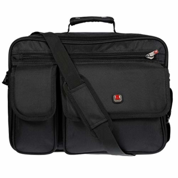 Christian Wippermann XXL Umhängetasche Flugbegleiter Tasche Messenger Arbeitstasche Laptoptasche - 2