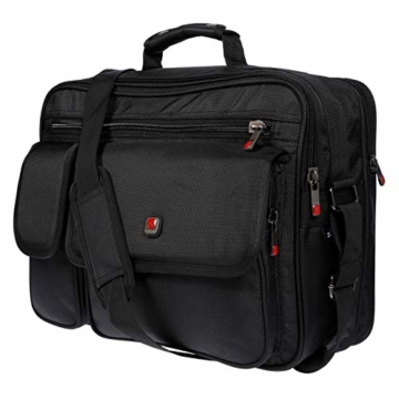 Christian Wippermann XXL Umhängetasche Flugbegleiter Tasche Messenger Arbeitstasche Laptoptasche - 1
