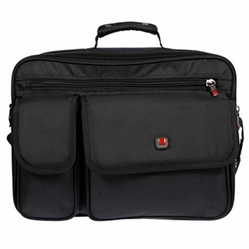 Christian Wippermann XXL Umhängetasche Flugbegleiter Tasche Messenger Arbeitstasche Laptoptasche - 5