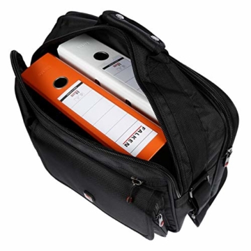 Christian Wippermann XXL Umhängetasche Flugbegleiter Tasche Messenger Arbeitstasche Laptoptasche - 8