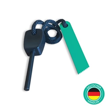 Feuerstahl 3000 Zündungen Outdoor Survival Ausrüstung Überlebensausrüstung Mangnesium Feuerstarter Militär Ausrüstung Ewiges Streichholz Feuerstein Überleben - 1