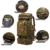 Groß Rucksack 60l - 80l, Outdoor Military Rucksack fur Herren Camouflage Notfallrucksack Wasserdicht Survival Gefüllt Fluchtrucksack Notfall Backpack Kampfrucksack Wander Rucksack leichte - 4