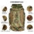 Groß Rucksack 60l - 80l, Outdoor Military Rucksack fur Herren Camouflage Notfallrucksack Wasserdicht Survival Gefüllt Fluchtrucksack Notfall Backpack Kampfrucksack Wander Rucksack leichte - 5