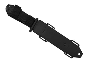 Hastaa Kampfmesser Militär Scharf - Outdoor Messer Survival mit Holster - Messer Outdoor Militär - Survival Messer mit Feuerstahl - Bushcraft Messer - 5