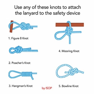 ISOP Feuerrettungsgerätetasche für Haustiere bis 25 kg - Not-Fluchttasche durch Fenster oder Balkonseil 15 m und Karabiner inklusive (Mittel) - 6