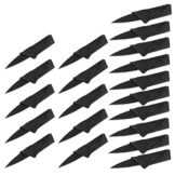 LeKaufen 20 Stück Kreditkartenmesser Faltbar Mini Karten Messer Klappmesser Überlebensmesser Edelstahl, Multifunktional Scharf Ultradünn für Camping Notfall Outdoor - 1
