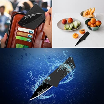 LeKaufen 20 Stück Kreditkartenmesser Faltbar Mini Karten Messer Klappmesser Überlebensmesser Edelstahl, Multifunktional Scharf Ultradünn für Camping Notfall Outdoor - 6