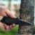 LEKIA 12 Stück Kreditkartenmesser, Klein Taschenmesser Kreditkartenformat Klappmesser Faltmesser, Outdoor Edelstahl Griff Mini Überlebensmesser Camping Survival Messer Schwarz, 8,6 x 5,5cm - 3