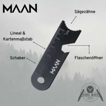 MAAN Fire Steel Powerful- Weicher Magnesium Feuerstarter XXL - Extrem starker und heißer Funke - Feuerstein für Bushcraft, Survival, Outdoor - Ihr Perfekter EDC FS-01 - 6