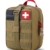Medizinische MOLLE Taktische Tasche, EMT Erste Hilfe IFAK Rip-Away Utility Pouch für Camping, Jagd, Wandern, Zuhause, Auto und Abenteuer (Rot+Braun) - 1