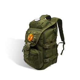Militär Rucksack "Headgear" 28L | Das Original - Extra Wasserabweisend | Taktischer Rucksack & Daypack - Auch perfekt als Outdoor Rucksack | Bundeswehr Rucksack | Survival Backpack (Oliv) - 1