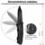 ORSIFOW Multifunktion Taschenmesser,13 in 1 Taschenwerkzeug Multitool mit Zange Klappmesser Dosenöffner Schraubendrehe für outdoor Camping,Wandern | Inklusive EDC Kreditkarten Messer - 5