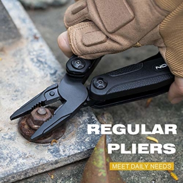 ROXON CM1349 Spark Multitool-Zange, 14-in-1 Multifunktionswerkzeuge, Klappzange, Mehrzweck-Outdoor-Überlebenswerkzeug-Set - 7