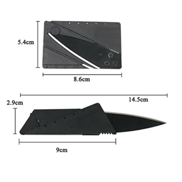 SRB Kreditkartenmesser / Faltmesser Leichtes Messer in der Größe einer Kreditkarte - 3