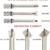 WallEgo Ewiges Streichholz feuerzeuge Zubehör, 3 x Ersatzdochte, 7 x Feuerstein Feuerstahl Starterstäbe, 1 x 3 ml Kleber - 5