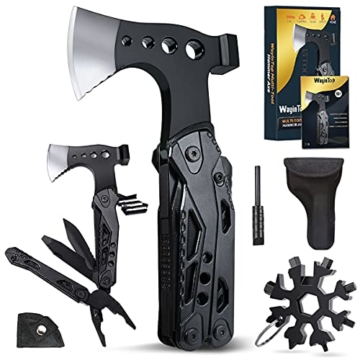 WayinTop Werkzeug Geschenke für Männer, Taschenwerkzeug Multi-Tool Hammer Axt mit Zange Klappmesser Schraubendrehe, Flaschenöffner, Multifunktionswerkzeug für Camping Notfall und Überleben im Freien - 1