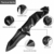ZIMAIC Klappmesser| Feuerstahl, 3 in 1 Klappmesser| Taschenmesser| Multitool Messer und 5 in 1 Feuerstein, Fuer Freizeit, Camping, Wandern und Notfaelle (5 in 1 Feuerstein) - 2