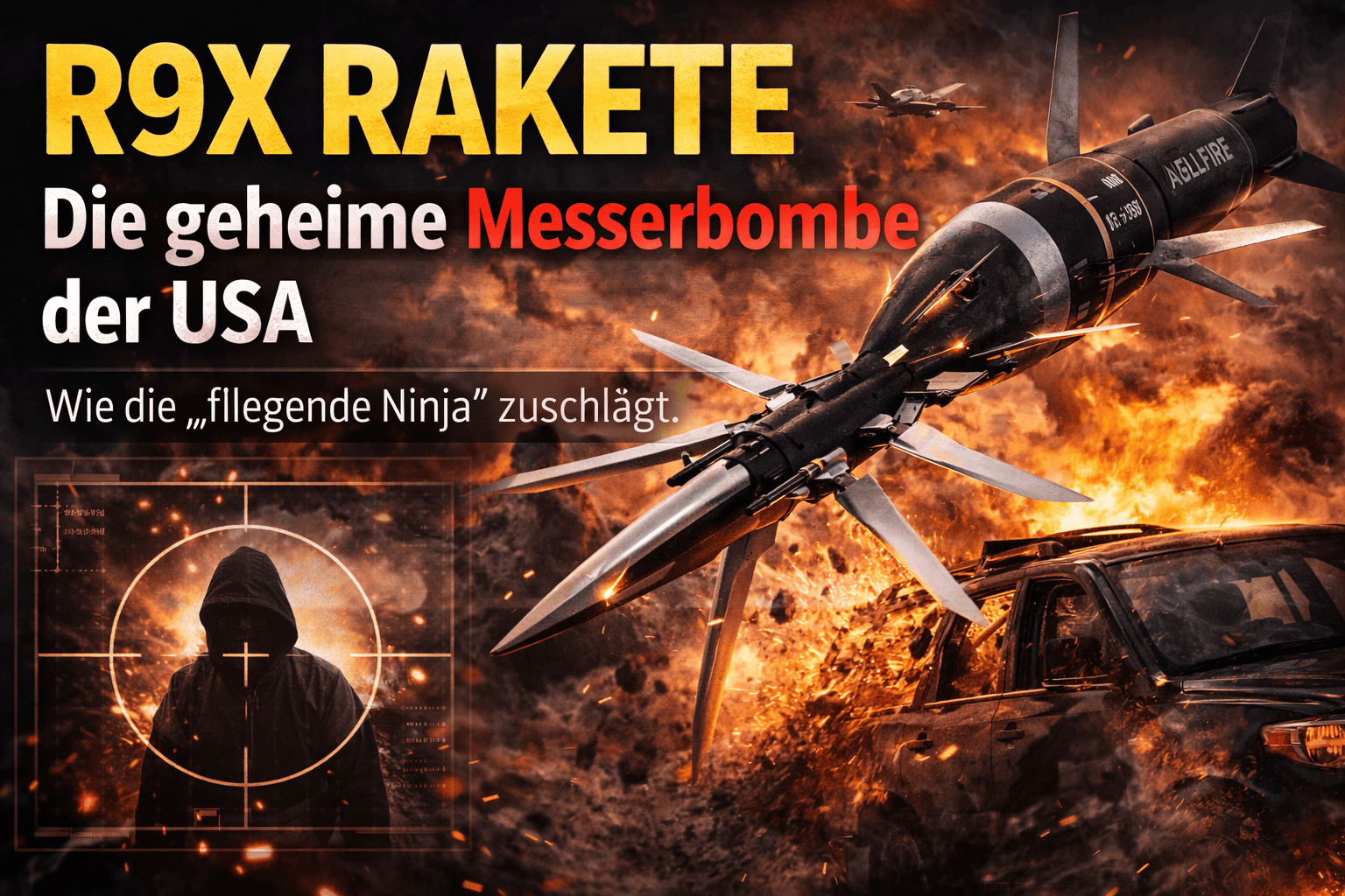 Hellfire Rakete AGM 114r9x