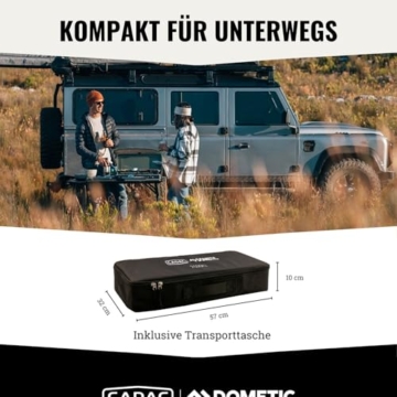 CADAC - 2-Cook Grill Deluxe - Tischgrill - 50mBar - Campinggrill - Für draußen grillen - Stahl - Aluminium - Kunststoff - Gas Barbecue - 2