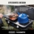 CADAC - 2-Cook Grill Deluxe - Tischgrill - 50mBar - Campinggrill - Für draußen grillen - Stahl - Aluminium - Kunststoff - Gas Barbecue - 5