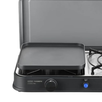 CADAC - 2-Cook Grill Deluxe - Tischgrill - 50mBar - Campinggrill - Für draußen grillen - Stahl - Aluminium - Kunststoff - Gas Barbecue - 6